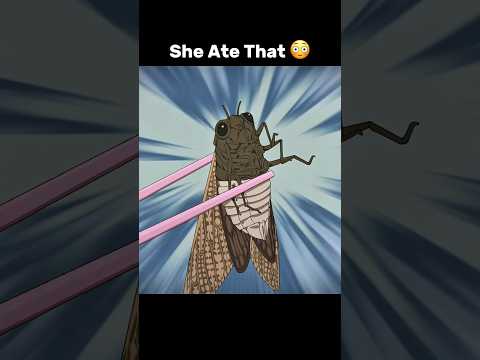 Chainsmoker Cat Ate a Cicada 🤯🔥 | #anime #animemoments