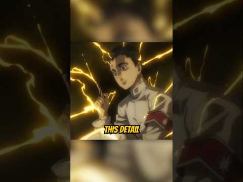 Did you notice this detail in attack on titan?