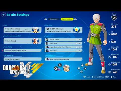DRAGON BALL XENOVERSE 3 – New Full Customizable CAC Movesets & Characters Gameplay
