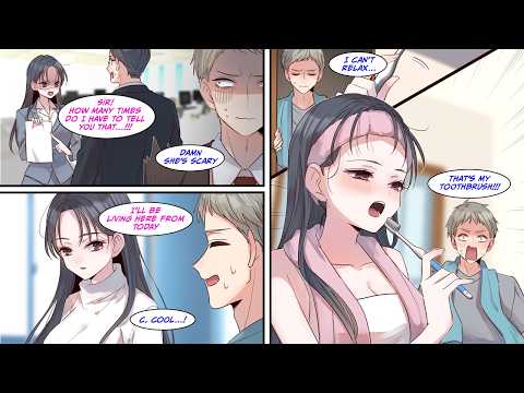 [Manga Dub]  I was housemates with my cold, beautiful senior at work. One day…