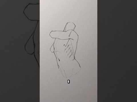 Serratus muscles are always a little confusing || #art #anime #manga #naruto #shorts
