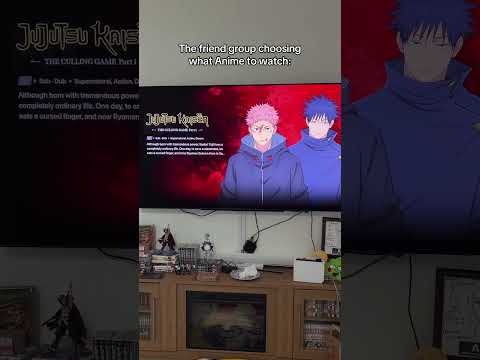 The friend group choosing what Anime to watch😭