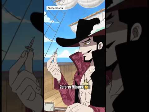 Zoro vs Mihawk 🤣🤦🏻 One Piece Deleted Episode #onepiece #luffy